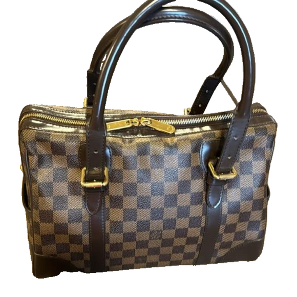 LOUIS VUITTON BERKELEY DAMIER EBENE Handbag - Picture 5 of 11
